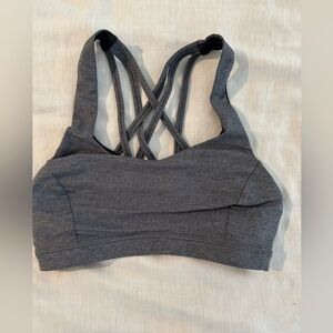 Lululemon gray sports bra